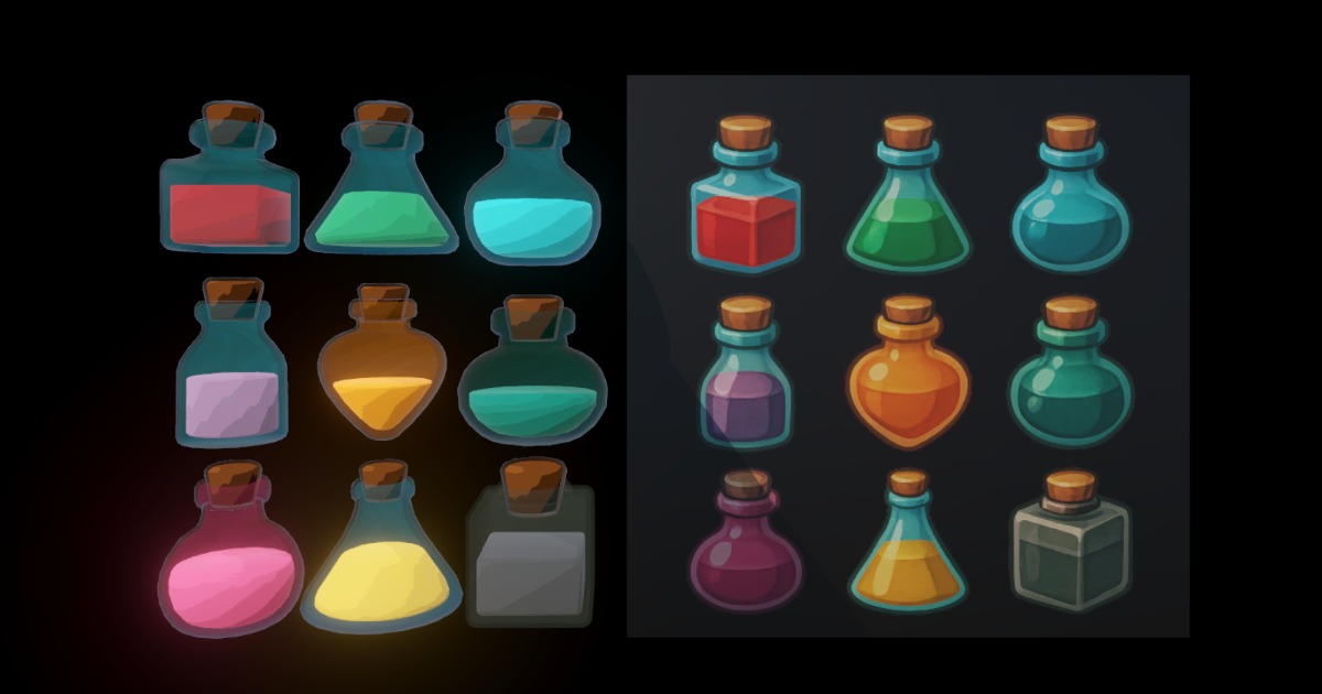 Cartoon Potion Pack - Animated | 3D Props | Unity Asset Store