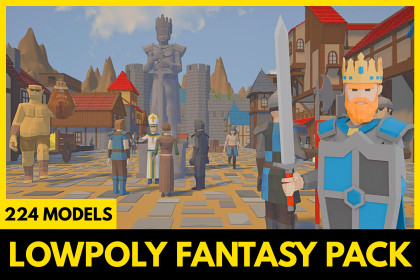 LOW POLY Fantasy Kingdom Pack
