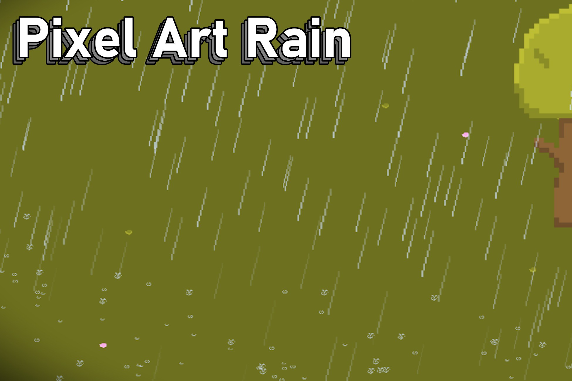 Pixel Art Rain - 2D Rain System | VFX Particles | Unity Asset Store