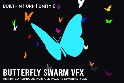 Butterfly Swarm Particles VFX 2026