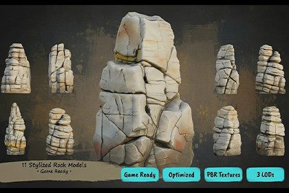 Stylized Rock Environment Collection
