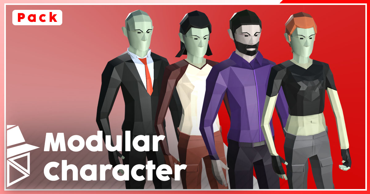 Modular Character Pack Low Poly Modular Character Pack | 角色 | Unity Asset Store