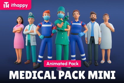 Medical Pack Mini - Low Poly 3D Models Pack