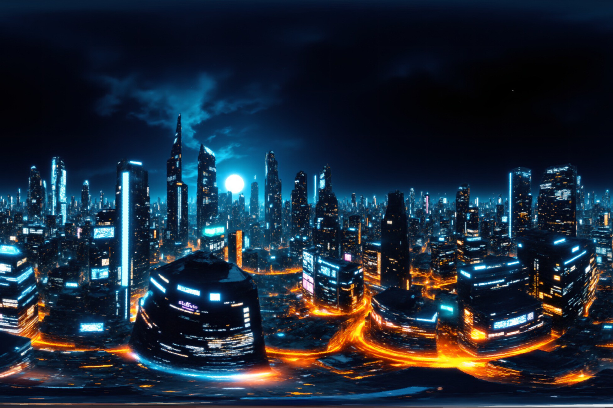 HDRI Night City Skyboxes V2 | 2D Sky | Unity Asset Store