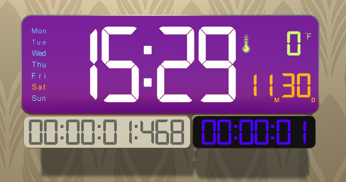 URP Animated Digit Clock Alarm Timer Stopwatch Set | 3D 道具 | Unity ...