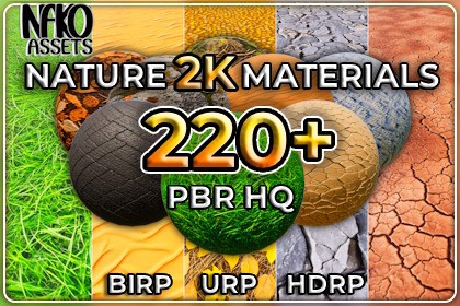 Realistic Nature HQ 2K Textures & Materials & Terrain Pack #1