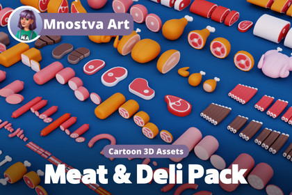 Cartoon Meat & Deli Pack