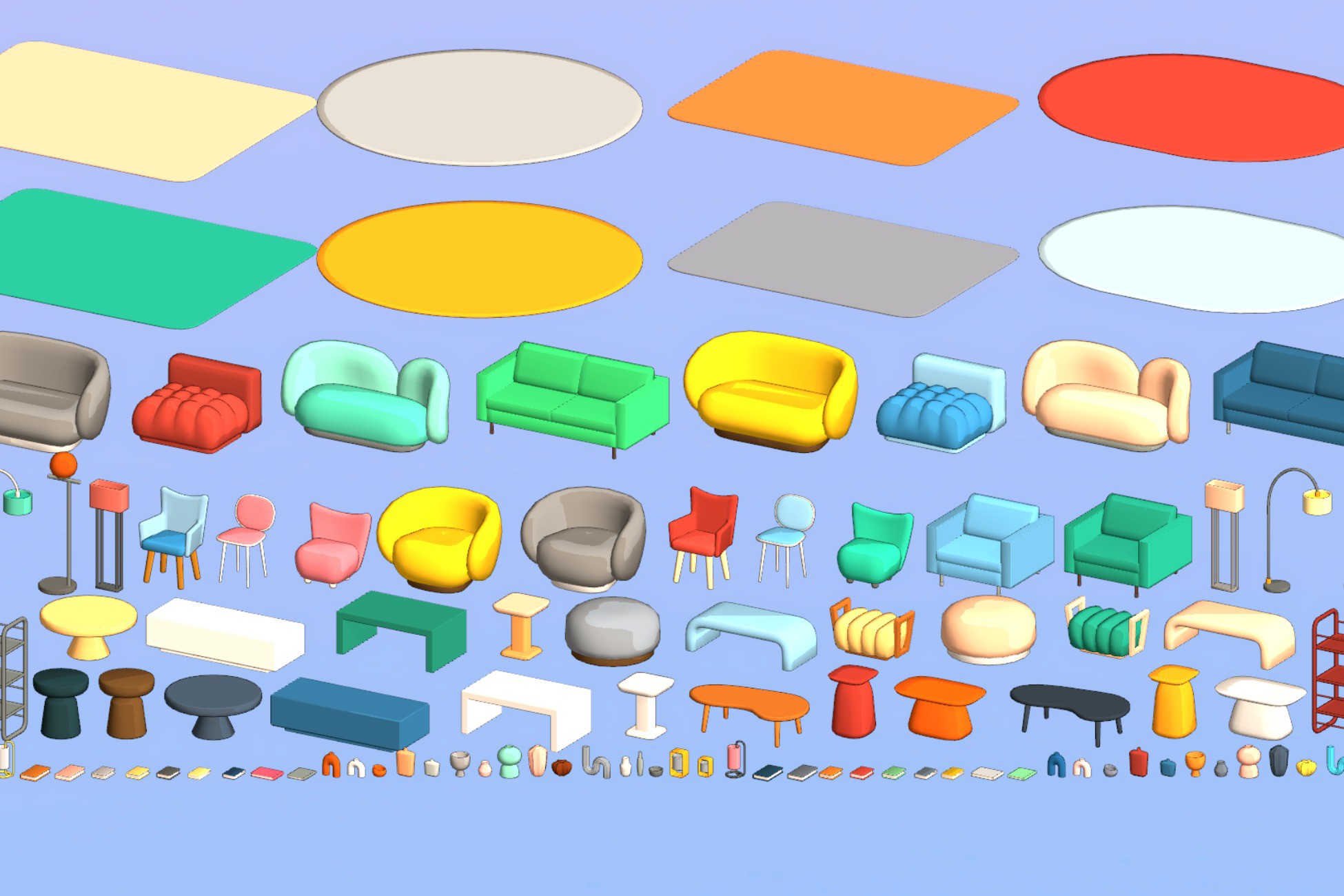 Furniture Using Unity 3D Prop Furniture for Lobby | 3D Furniture | Unity Asset Store