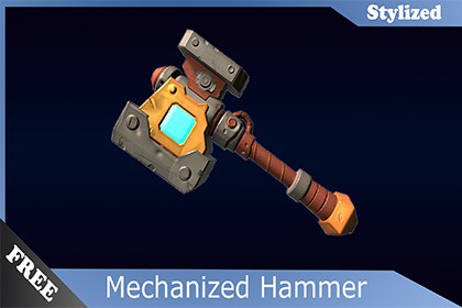 Stylized Mechanized Hammer
