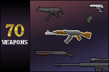 Pixel Guns - 2D Weapon Pack