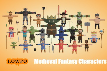LOWPO: Medieval Fantasy Characters