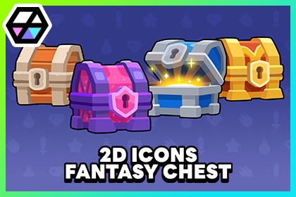 2D Icons - Fantasy Chest
