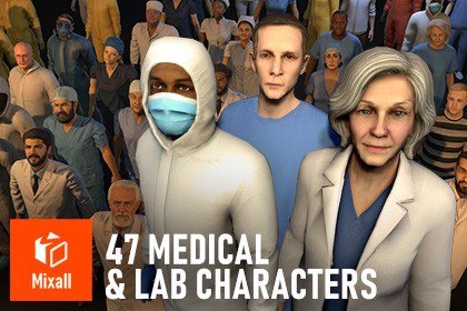 47 Medical & Lab Characters