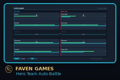Hero Team Auto-Battle Engine