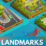 Low Poly LandMarks by IGS