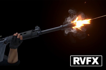 Gun VFX Pack: Muzzle Flash Effects, Bullet Impact, Decals, Shell & Trails
