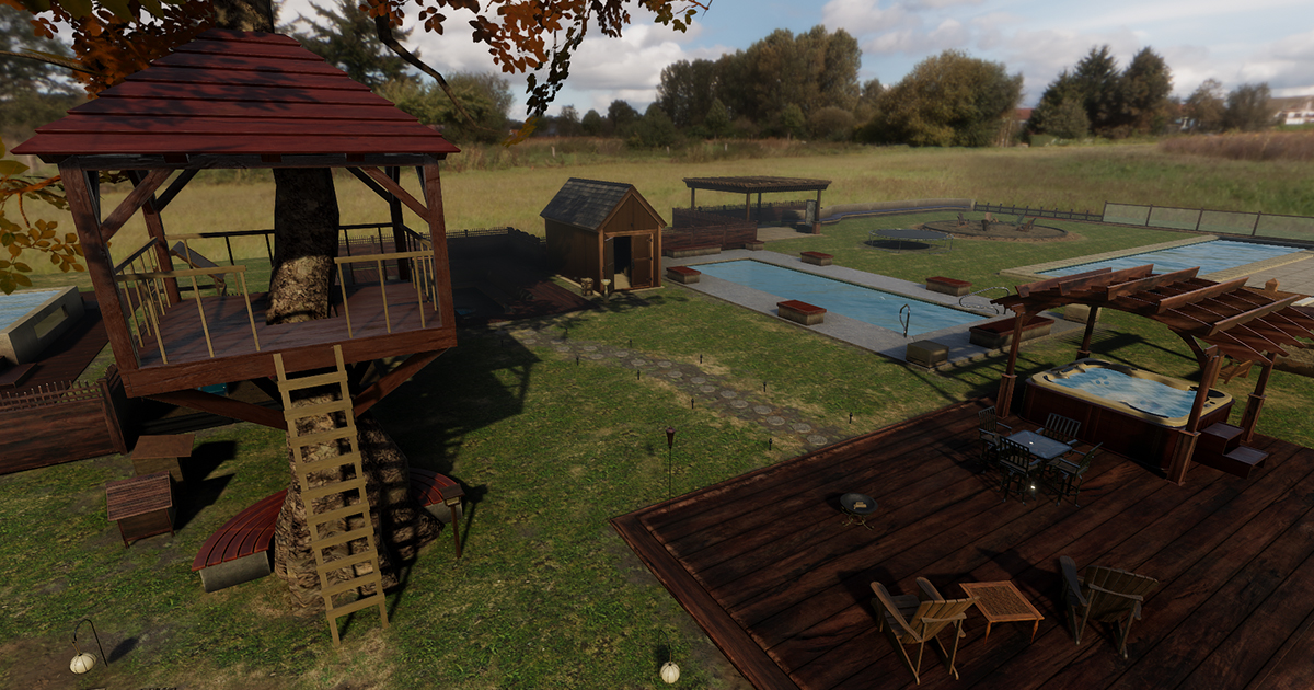 Modern House Exterior Props | 3D エクステリア | Unity Asset Store