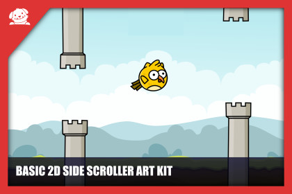 Free Simple 2D Side Scroller Assets Art Kit