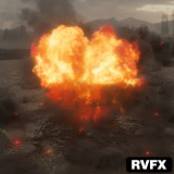 RVFX Explosion VFX Pack URP - Explosion, Fire, Smoke & Dust Effects