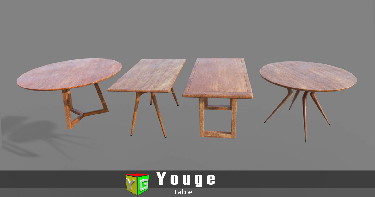 Table -Youge assets | 3D Furniture | Unity Asset Store
