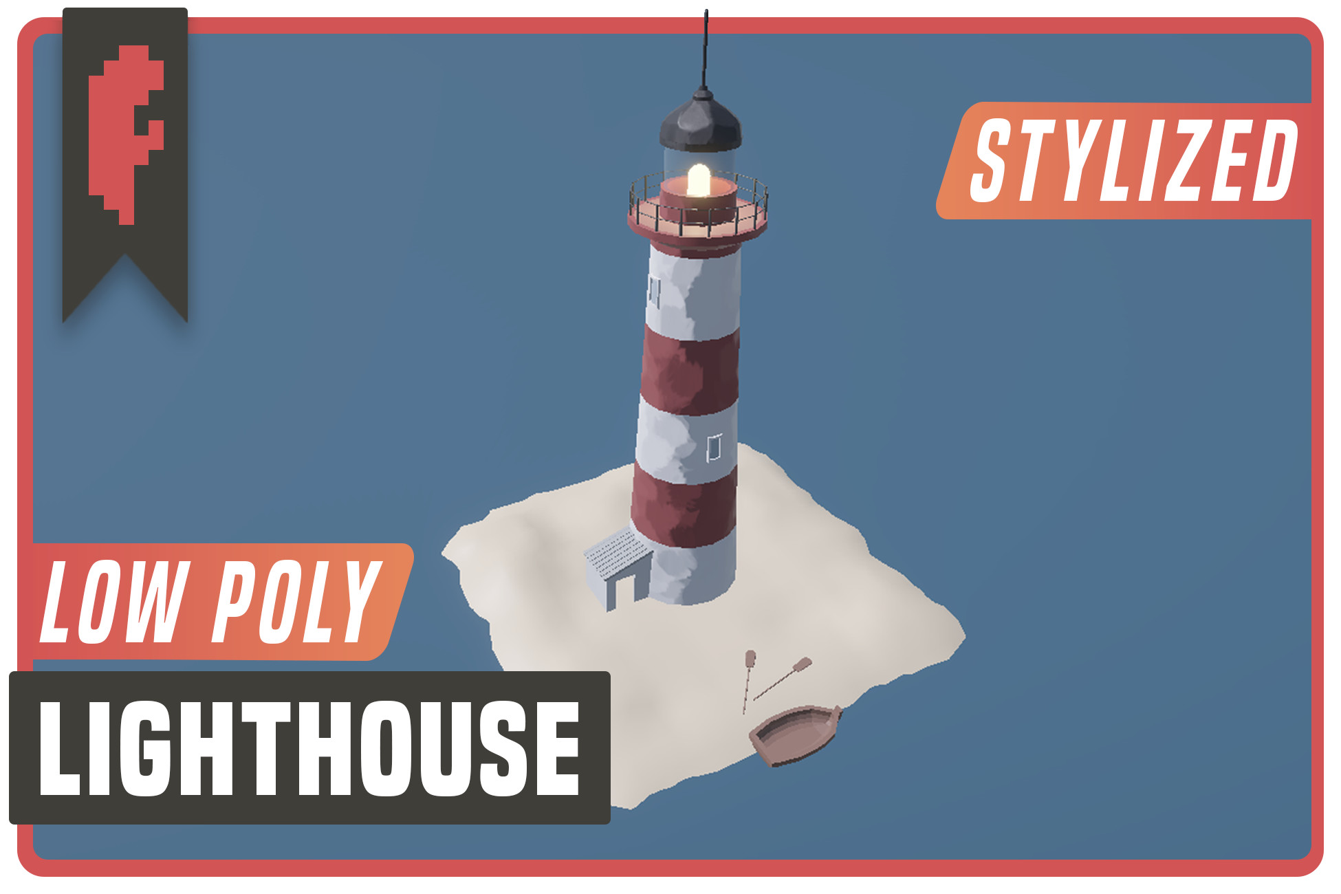 Unity Lighthouse Effect Stylized Low Poly Lighthouse | 3D Exterior | Unity Asset Store