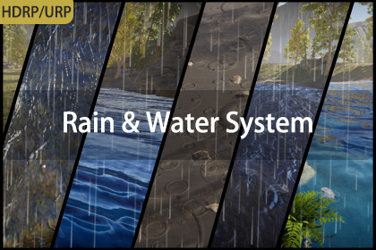 Realistic Water, Rain and Sea System VFX - Shader Graphs HDRP/URP