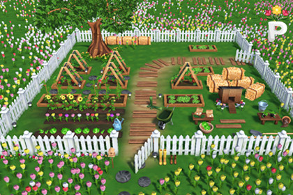 Stylized Hand-Painted Garden & Farm Props