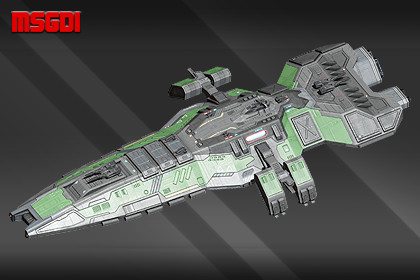 Spaceship Adamant Battlecruiser