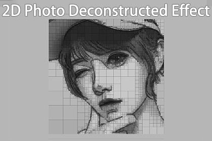 2D Photo Deconstructed Effect By maything