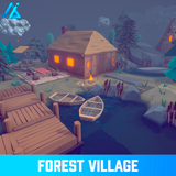 POLY - Forest Village (SRP, URP, HDRP)