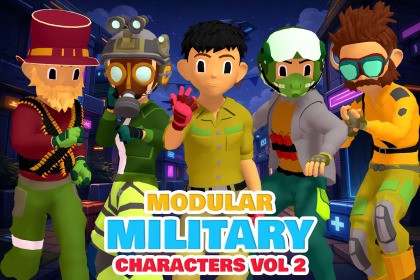 Stylized Military Characters Vol 2