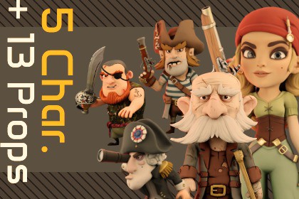 Pirate Legends Character Pack 1
