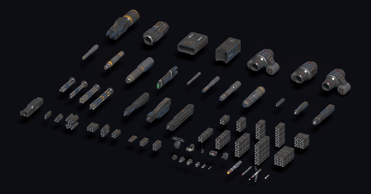 Modular Mech Weapons | 3D 로봇 | Unity Asset Store