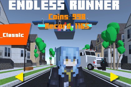 Voxel Run Modular Endless Runner Template
