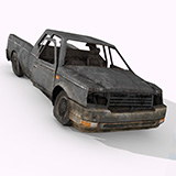 Damaged SUV
