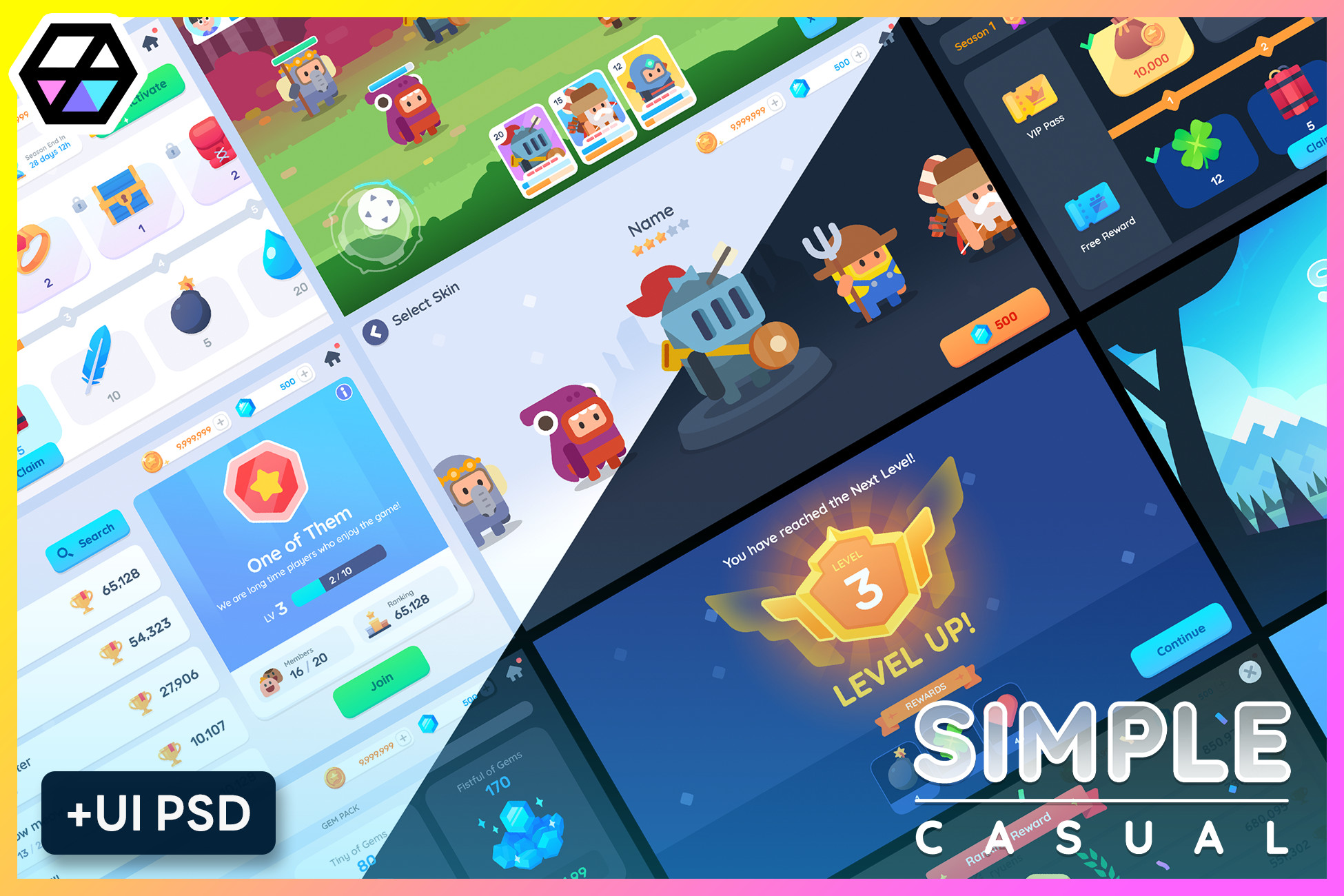 GUI Pro - Simple Casual(+PSD)
