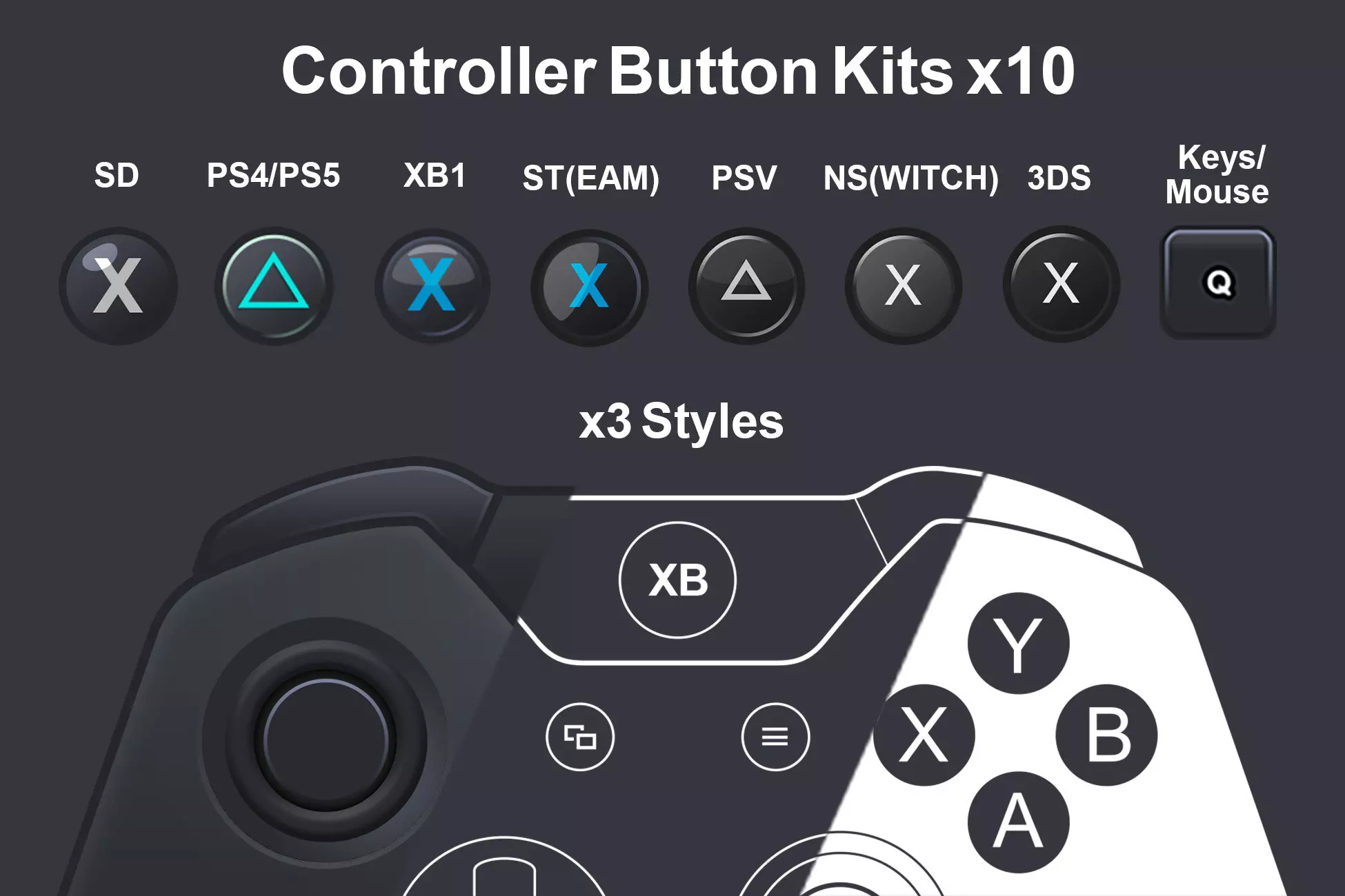Controller Overlays & Button Kits