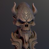 4 Dark Fantasy Totems / Statues