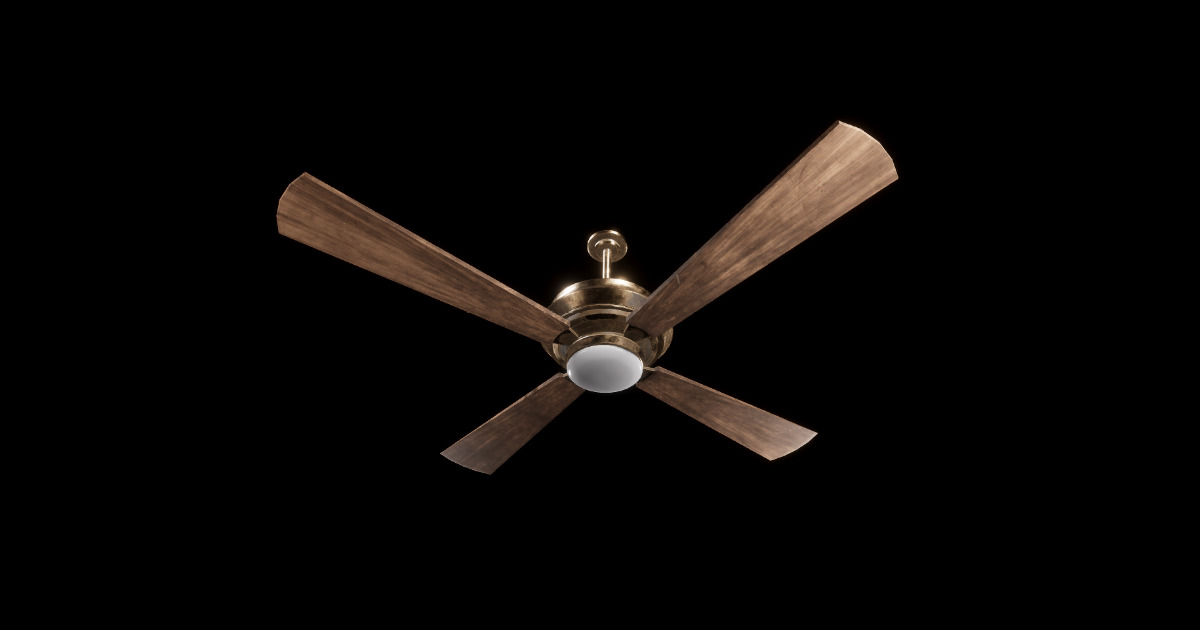 Interior Ceiling Fan | 3D Interior | Unity Asset Store