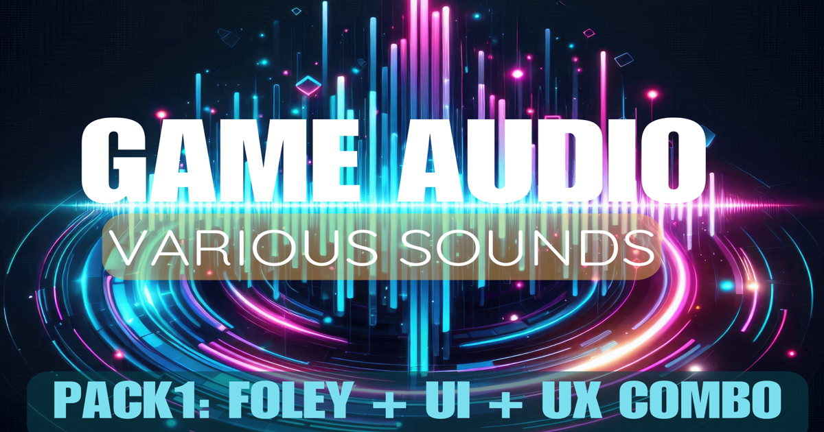 Audio Game GAME AUDIO: VARIOUS SOUNDS, PACK1 | 음향 효과음 | Unity Asset Store