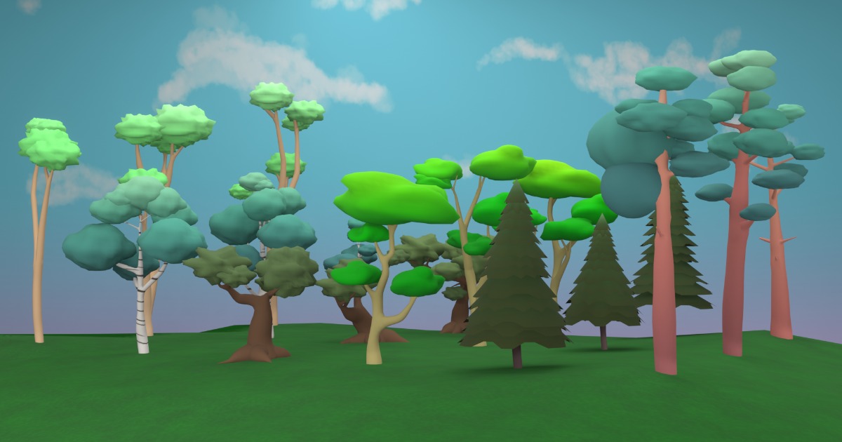 Low Poly Trees (free-Pack) | 3D Trees | Unity Asset Store
