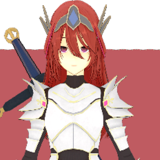 Anime Combat Greatsword Girl