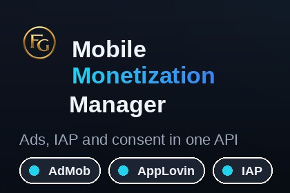 Mobile Monetization Manager: Ads, IAP & GDPR Consent