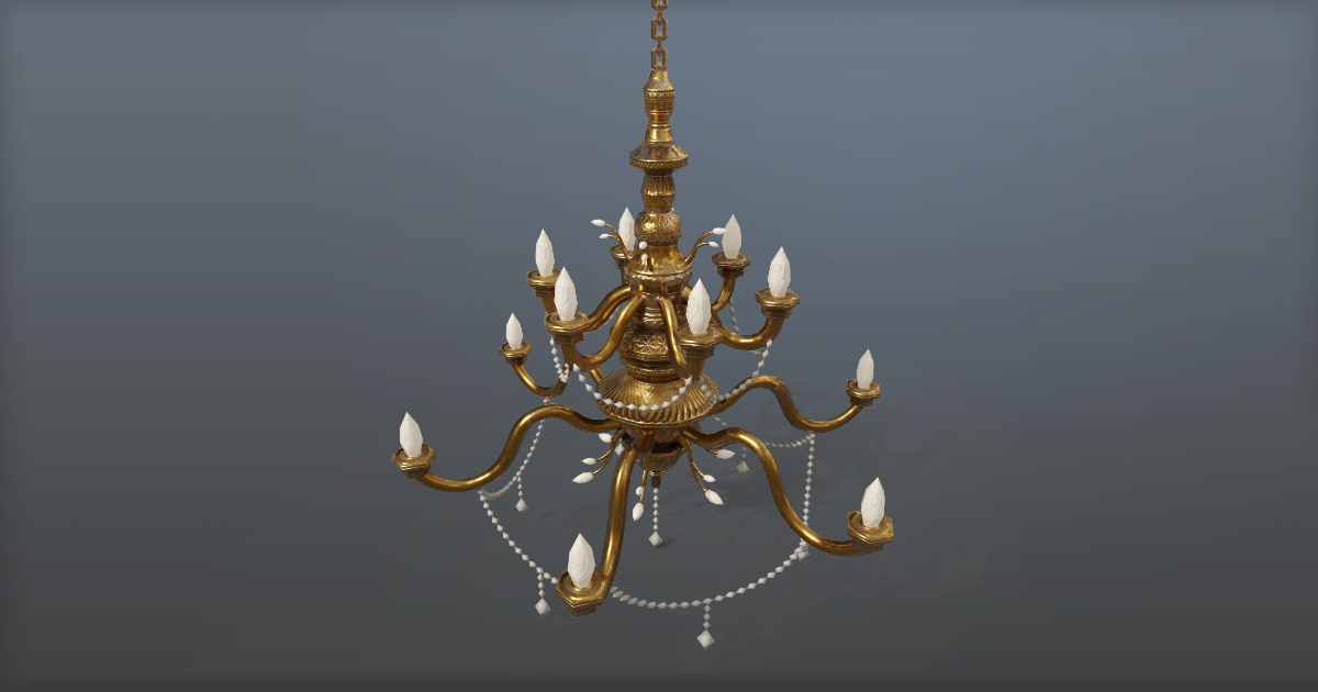 Decor Chandelier | 3D Props | Unity Asset Store