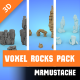 Voxel Rocks & Cliffs Pack