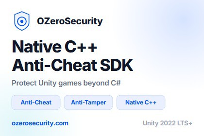 Native C++ Anti-Cheat & Anti-Tamper for Unity
