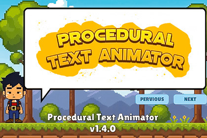 Procedural Text Animator