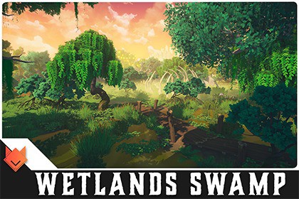 WETLANDS : Stylized Fantasy Swamp Environment