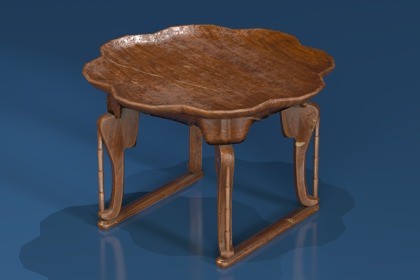 Korean Traditional Wooden Table - Hojokban (Tiger-Legged)