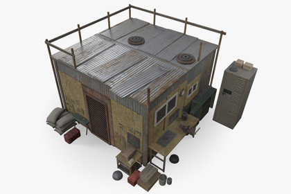 Post-Apocalyptic Workshop Building
